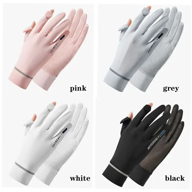 Gants de Conduite Hommes Tactile Antidérapant Gant Mitaine UV en Coton Gants à Doigts Complets Courte Eté Respirant Golves Sport Protection Solaire Gants de Conduite Hommes Tactile Antidérapant Gant Mitaine UV en Coton Gants à Doigts Complets Courte Eté Respirant Golves Sport Protection Solaire