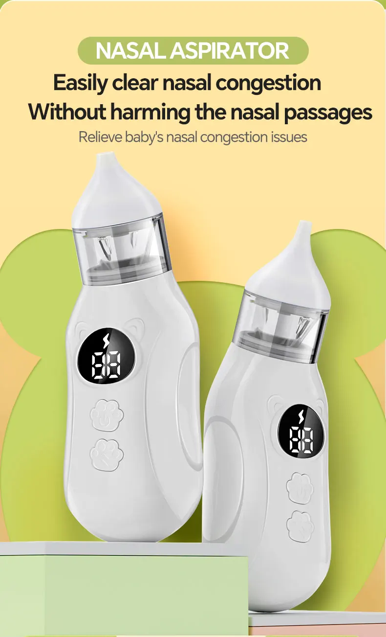 Baby Electric Nasal Aspirator Nose Sucker for Baby & Toddler Rechargeable Nose C