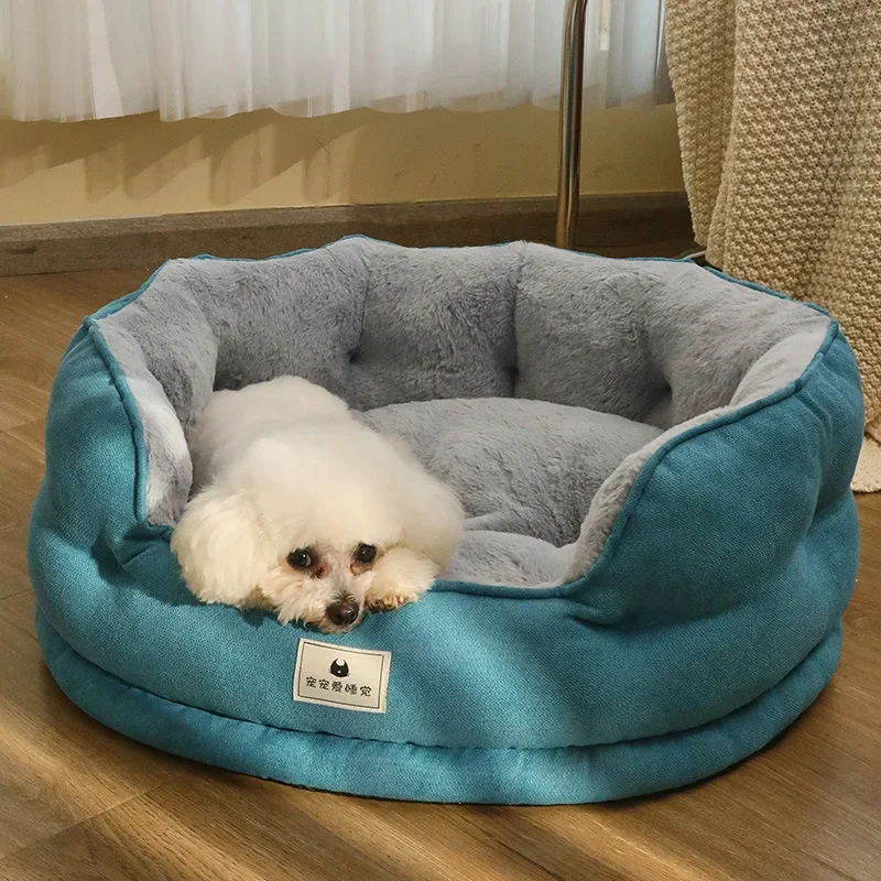 

Kennel Winter Warm Four Seasons Universal Small Dog Teddy Bichon Bed Sofa Cyber Celebrity Cat Nest Pet Supplies Accessories