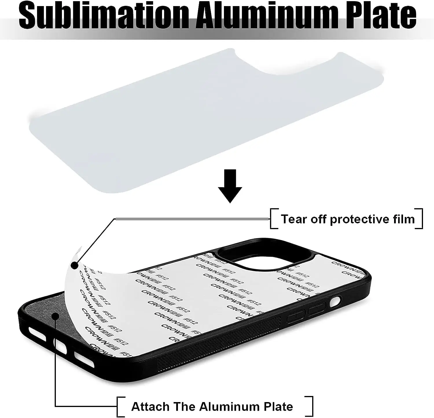 5pcs Sublimation Blank Phone Cover Shockproof printable anti-slip  Rubber TPU Case  iPhone 16 16 pro 16 promax 15 14 13 12 11 5