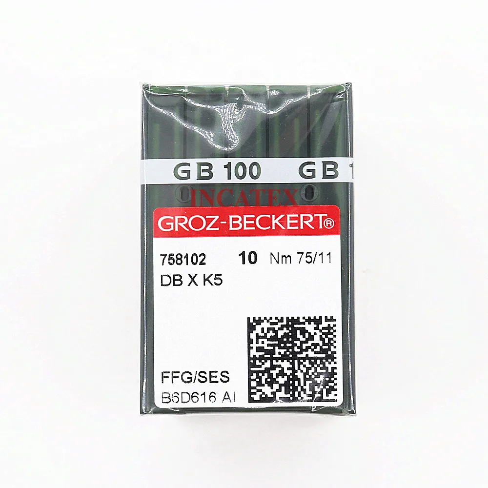 Groz-Beckert 134 135X5 Dpx5 Sy1955 - Ago per macchina da cucire Singer Pfaff 9/65