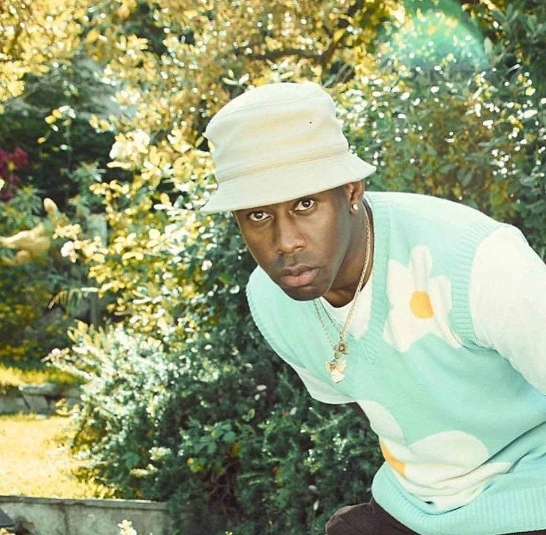 AliExpress Flower Le Fleur Tyler The Creator Men Sweater Vests Knit Casual Sweaters Vest Sleeveless High Drake