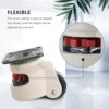 4 Pcs Retractable Leveling Casters Industrial Machine Swivel Caster Castor Wheel for Office Chair Trolley 220lbs Capacity GD-40F 5