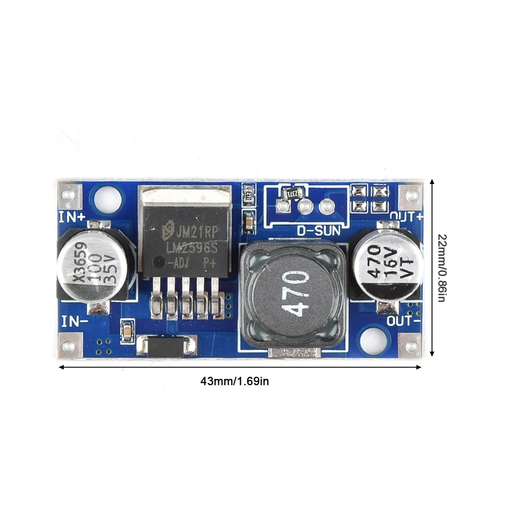 LM2596 DC to DC 벅 컨버터 전압 조정기, 벅 컨버터 전원 공급 장치, 스텝 다운 모듈, 3.2-40V-3.3V 5V 12V