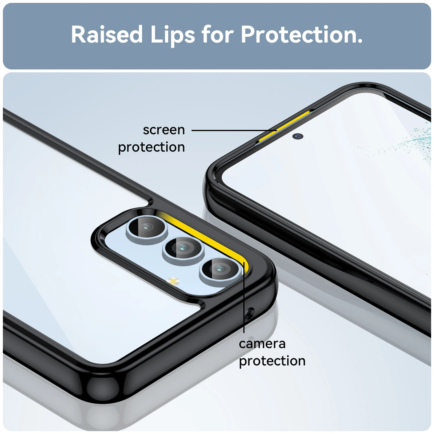Crystal Clear TPU Protective Phone Case - Slim & Durable Cover