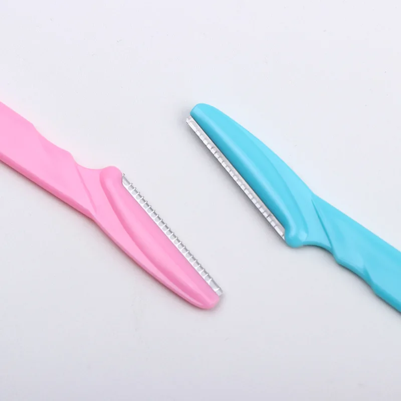 Eyebrow Razor Eyebrow Trimmer Women Face Razor Hair Remover Eye Brow Shaver Blades for Cosmetic Beauty Makeup Tools 1/5/10 Pcs 6