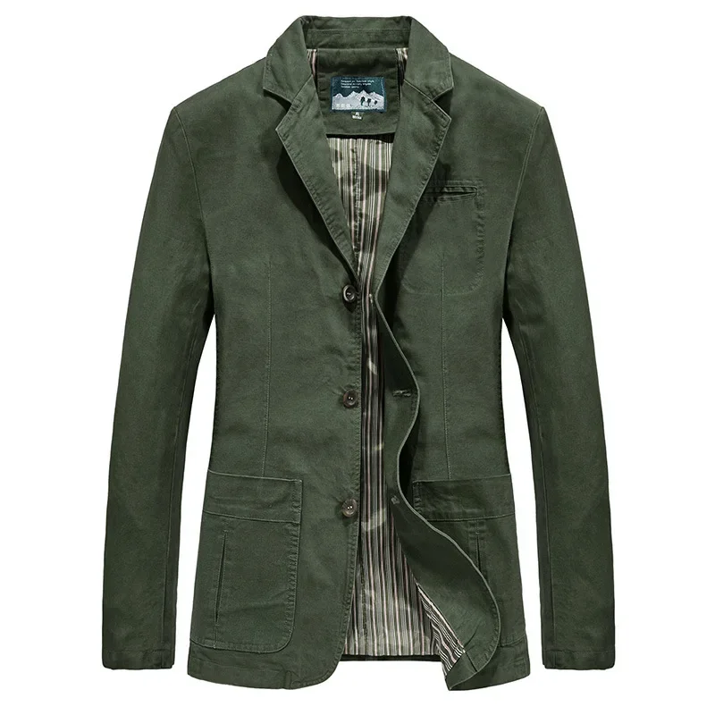 

Men Casual Blazers Jackets Suits Coats High Quality Male Cotton Slim Fit Blazers Mujer Business Casual Blazers Coats Size 4XL