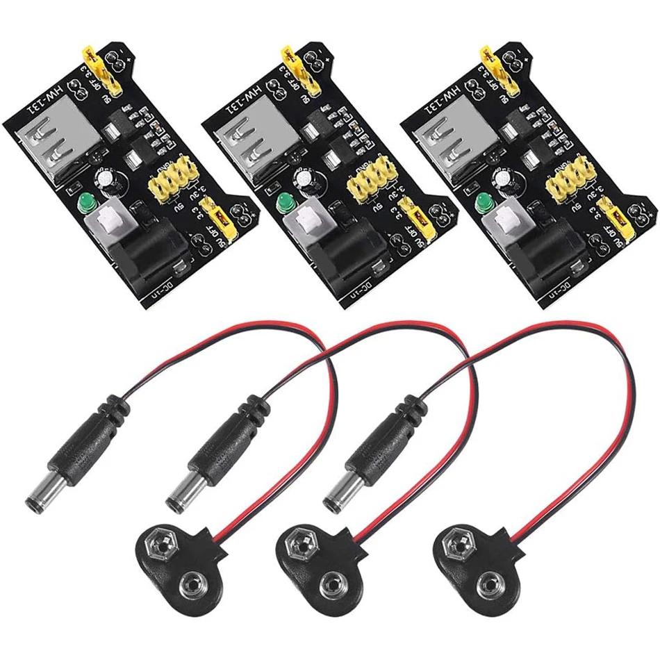 Kit Breadboard Per Arduino - 830 Punti + Alimentazione + Cavi Jumper + LED + Interruttori - Ideale Per Principianti