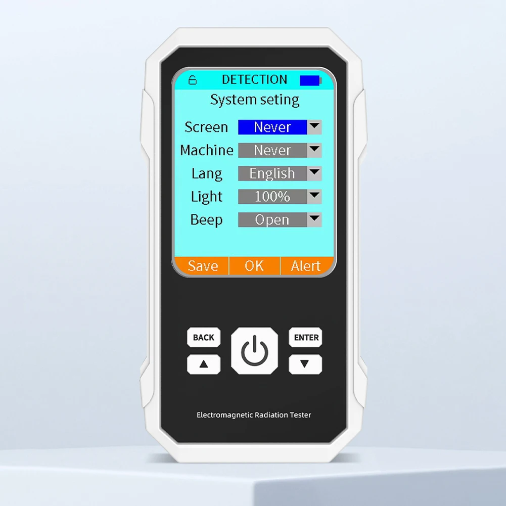 VTER2 무선 주파수 감지기 백라이트 컬러 스크린 EMF 미터 전기장 자기장 RF 방사선 테스터 사운드 알람