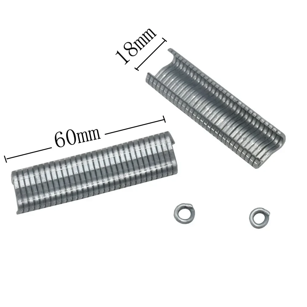 Hog Ring Plier Tool and 600pcs M Clips Staples Chicken Mesh Cage Wire Fencing Caged Clamp Poultry Supplies Chicken Cage 4