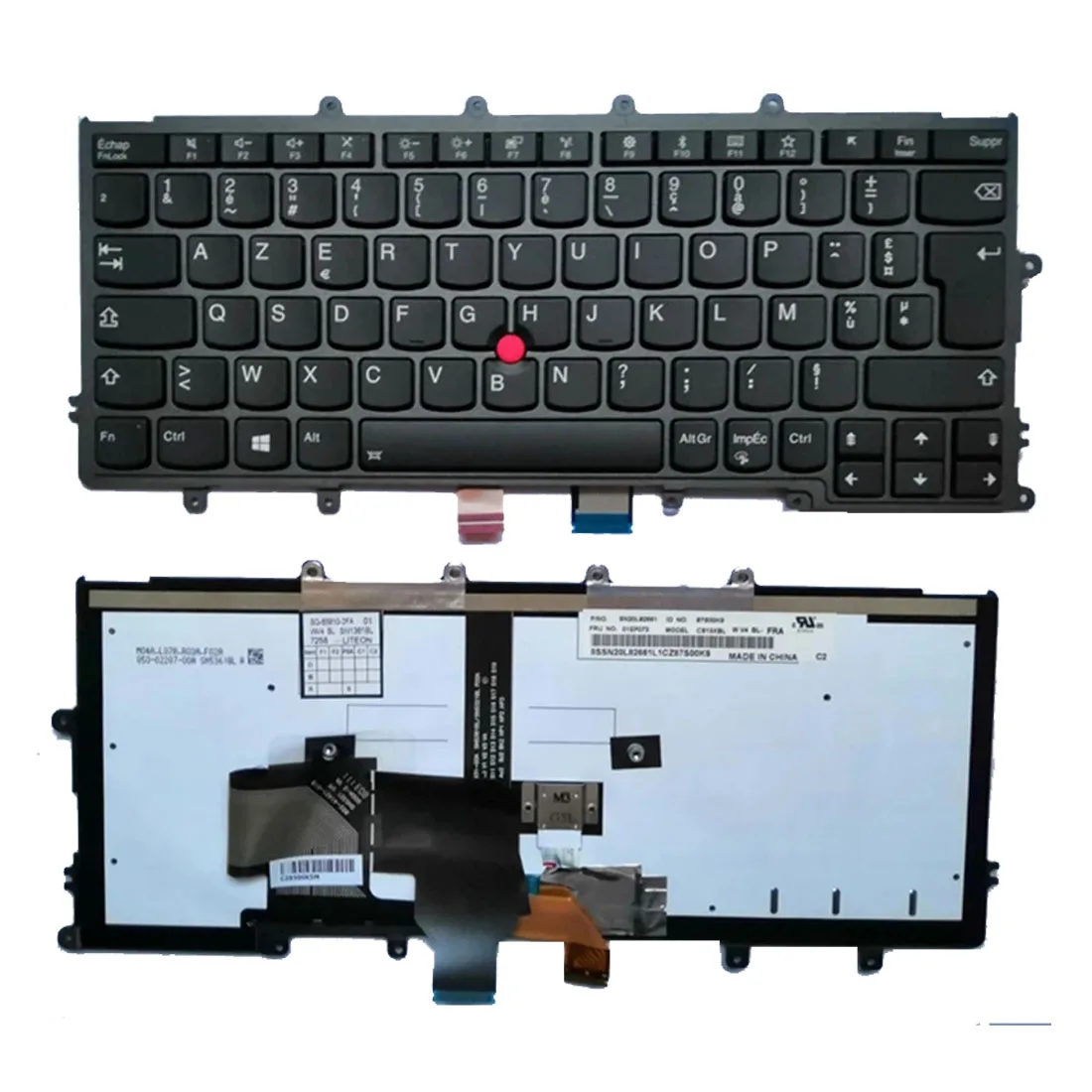 

Новая французская Azerty клавиатура с подсветкой для Lenovo IBM Thinkpad X230S X240 X240S X250 X260 0C44711 X240I X260S X250S X270