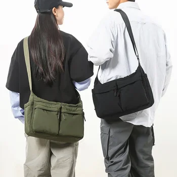 Borse a Tracolla Casual Multitasche per Donne, Borsa a Spalla in Nylon alla Moda, Grandi Borse da Donna, Borsa da Viaggio e Shopping Femminile