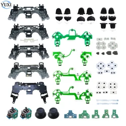 YuXi For PS4 Pro JDM JDS 055 050 040 030 011 001 Controller Frame Conductive Film L1 R1 L2 R2 Button Joystick Cap Charging Board