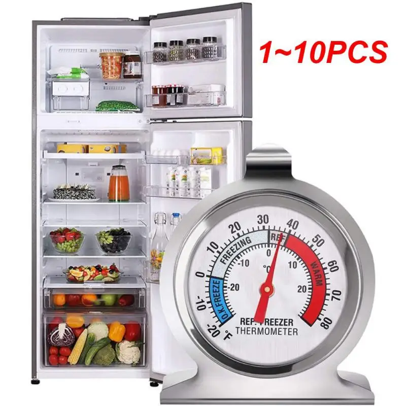 1~10PCS Stainless Steel Mini Fridge Thermometer Temperature Sensor DIAL High Accuracy Refrigerator Freezer-30 To 30&deg;C Home temperature sensor refrigerator thermometer