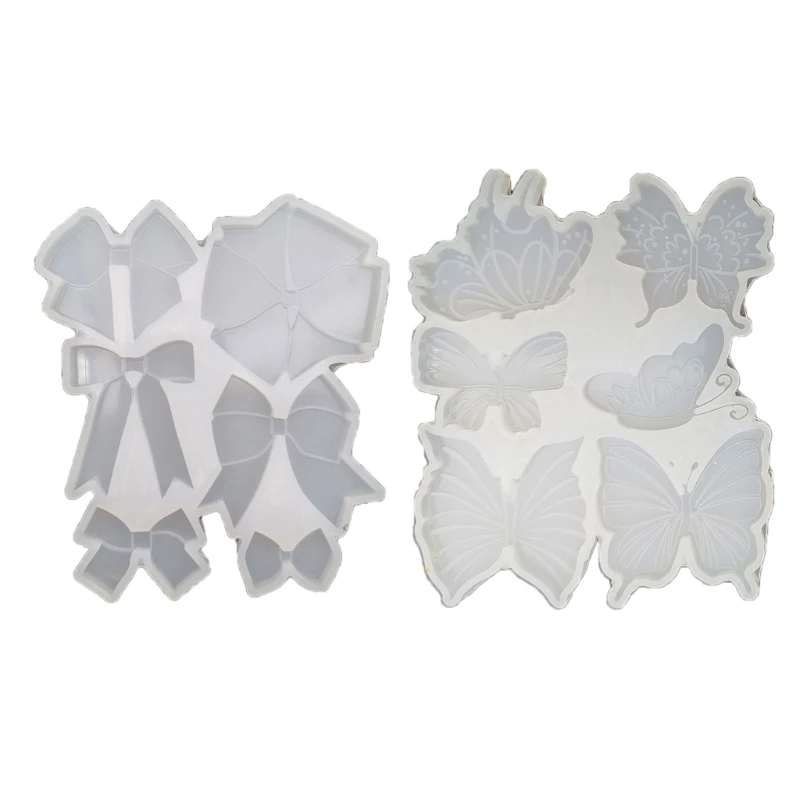 

Epoxy Resin Mold Reusable Molds for DIY Crafts Bowknot Silicone Mould Creative Jewelry Making Tool for Women