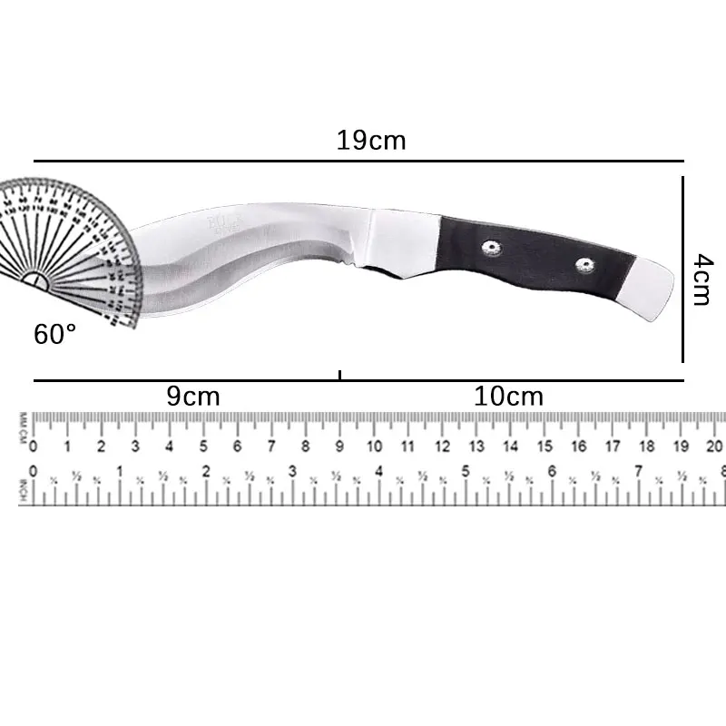 new Outdoor survival portable knife, sharp and high-hardness tactical self-defense knife, camping portable small straight knife 5