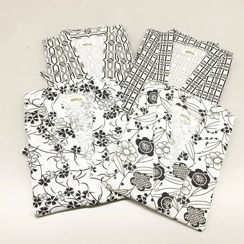 Women's Kimono Pajamas Robes Double Cotton Gauze Lovers Men Ladies Long Nightgown Gown