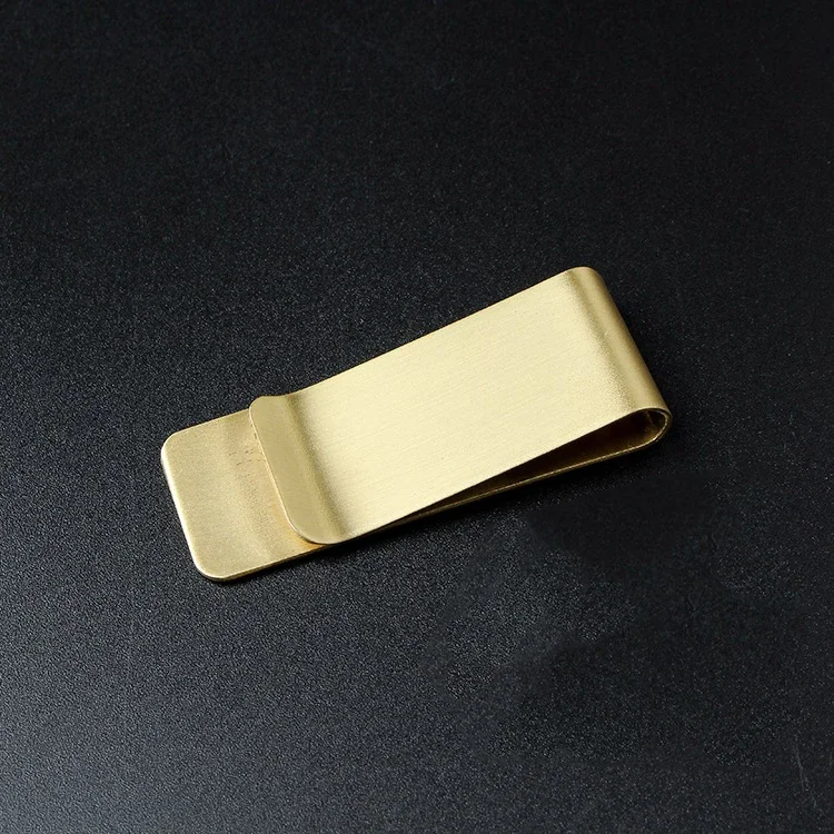 1Pc Edelstahl Metall Geld Clip Kreative Banknote Clip Gürtel Clip Persönlichkeit Lesezeichen Clips Brieftasche Ticket Ordner – Detail 2