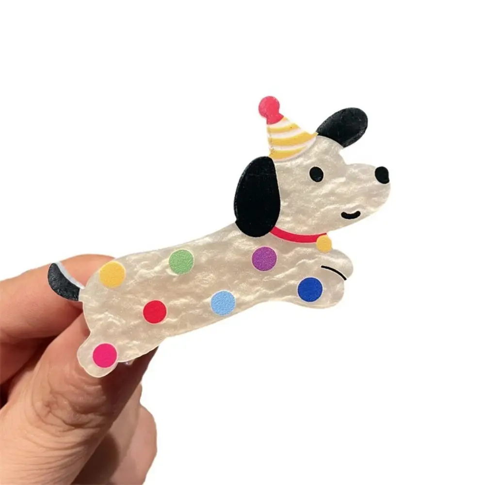 Acrylic Multicolor Hair Clip Y2K Duckbilled Hair Accessories