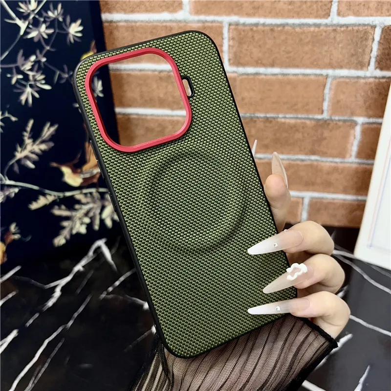 Luxury Carbon Fiber Pattern PU Leather + TPU Anti-Fall Case with Metal Lens Frame by ELVEV