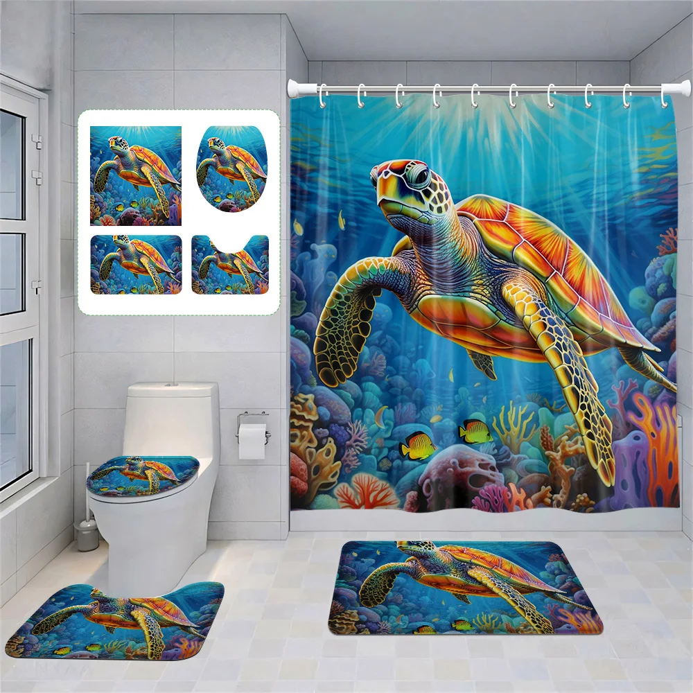 Under the Sea Bathroom Accessories: How This Sea Turtle Set Transformed My  Daily Routine, image size:1000x1000