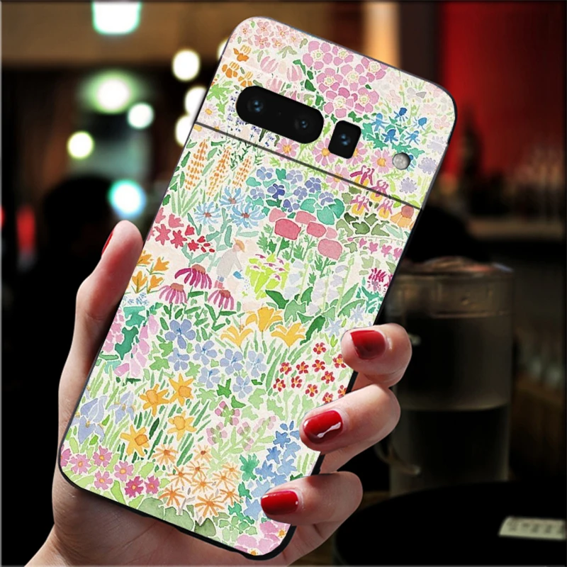 Charming Floral Design Phone Case
