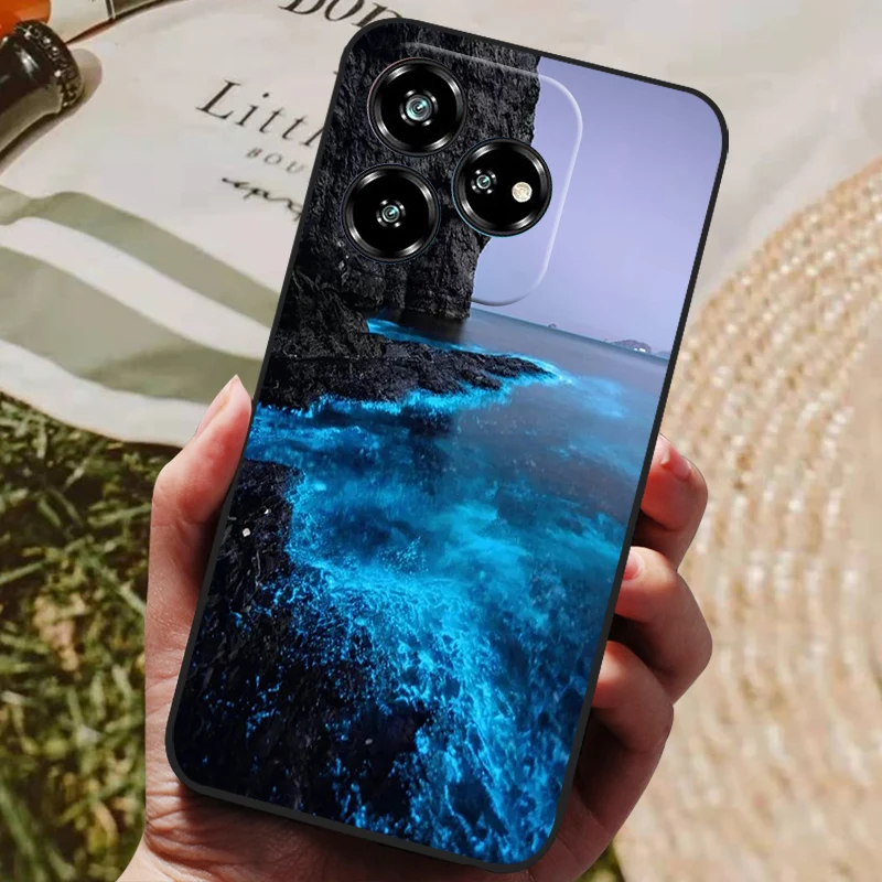 Luxury Painted Silicon Phone Back Cover - Protective Shell Design