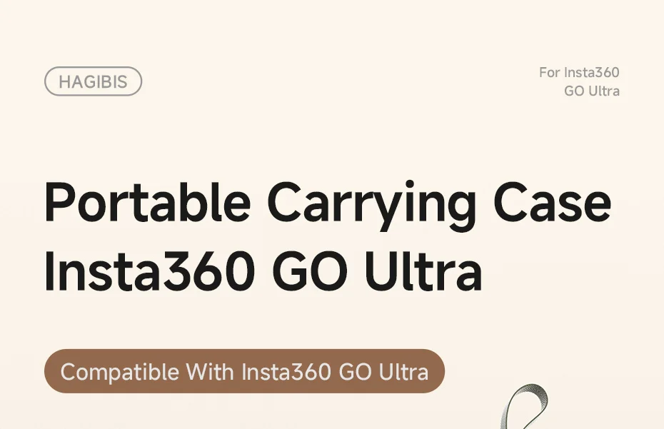 Hagibis Portable Carrying Case for Insta360 GO Ultra