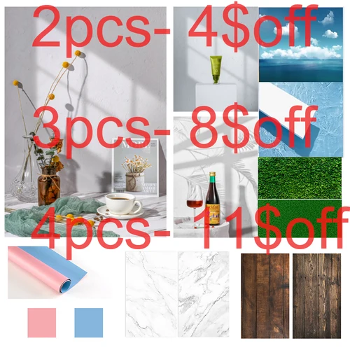 대리석 벽 PVC 배경, 2 면 대리석 인쇄 배경, 사진 스튜디오 배경, 방수 사진 배경, 57X87cm 2
