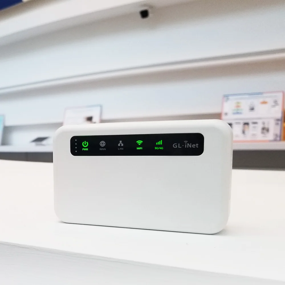 GL.iNet GL-AR300M16-Ext draagbare mini draadloze reis-pocketrouter - WiFi-router/toegangspunt/extender/WDS | OpenWrt | 2 x Ethernet-poorten | OpenVPN/Wireguard-VPN | USB 2.0-poort