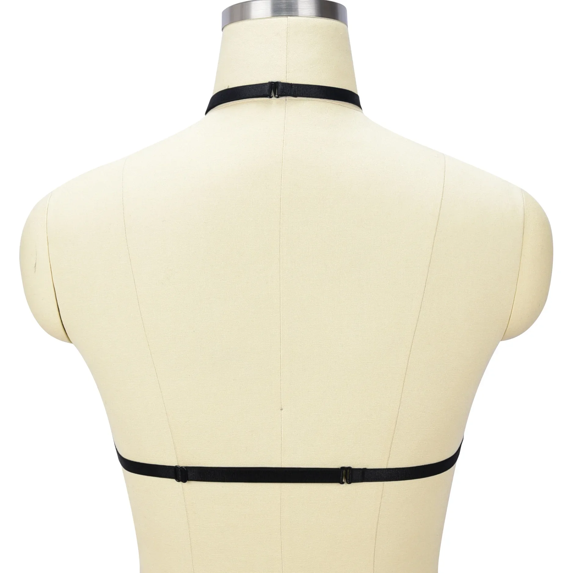 Sexy Hollow out Strap Bodysuit Street Style Club Hanging Neck Elastic Bra Sexy Lingerie for Women Trendy Unique Purpose Clothing
