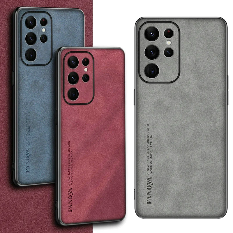 Samsung Galaxy S22 Ultra Case Luxury Leather Leather Samsung Galaxy 22 Ultra Case Mobile