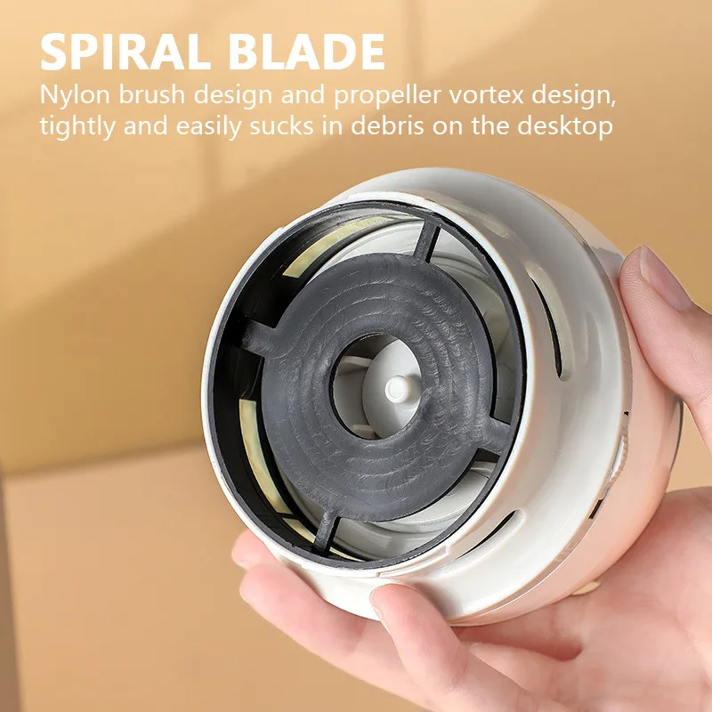 Handheld Mini Vacuum Cleaner Desk Table Dust Vacuum USB Table Sweeper Desktop With Clean Brush For Home Office Pencil Crumbs 5