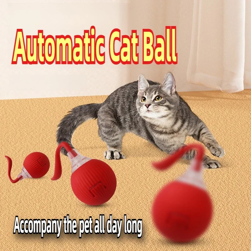 Automatic Rolling Ball Interactive Ball Cat Toys Pet Supplies Electric Dog and Cat Training To Imitate Rat Rechargeable Products pet toys,pet exercise toy