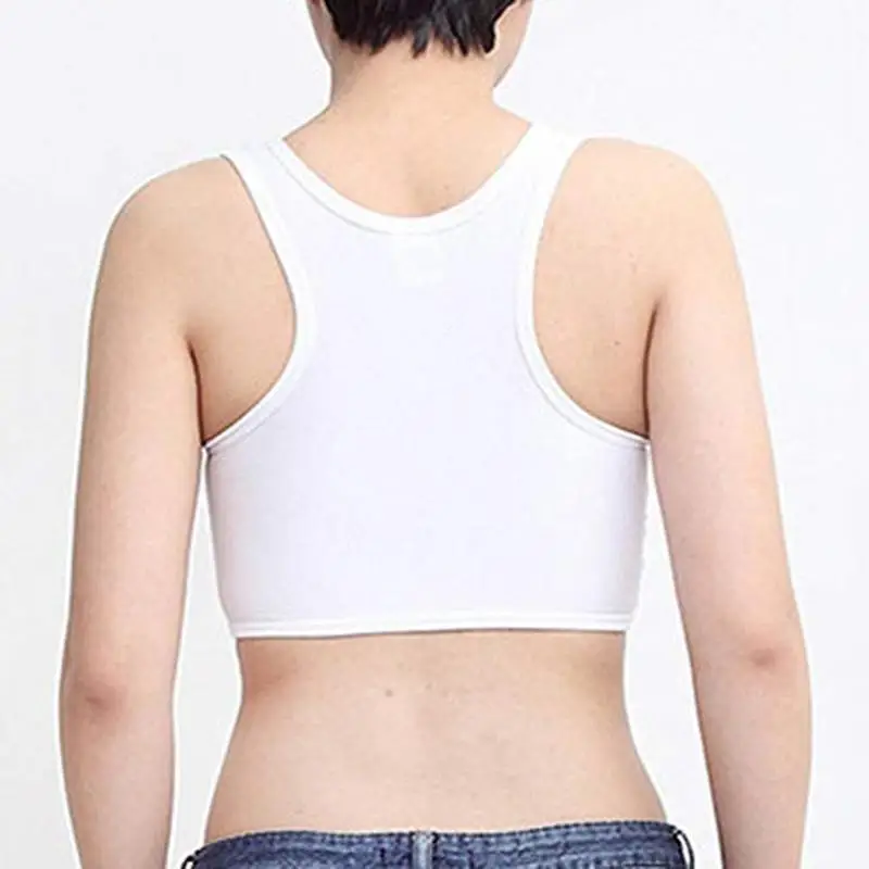 backless shapewear S-4xl Breast Chest Binders Transexual Vest Tomboy Chest Lesbian Binders Bra Undershirt Flatten Chest Shapers Casual Short Tops shapewear