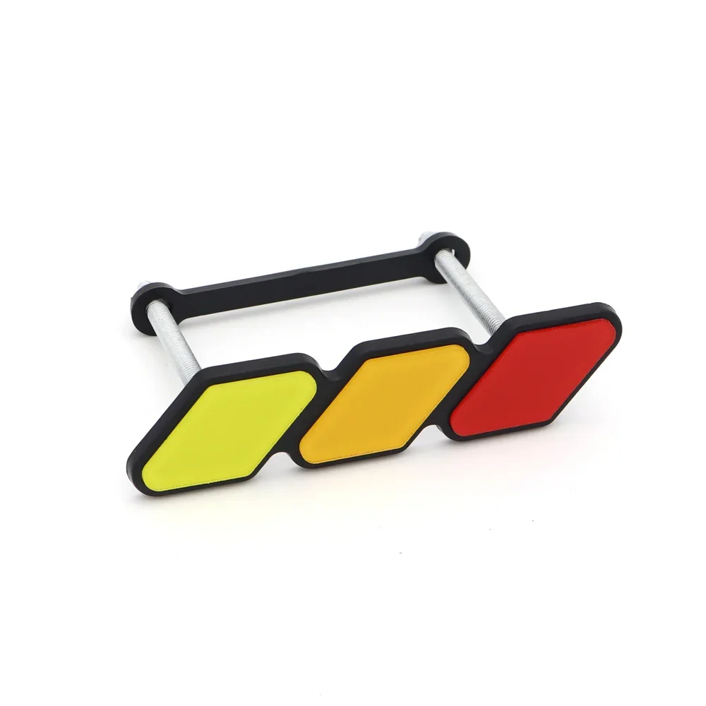 3 Colors Grille Badge Emblem Logo For Toyota Tacoma Tundra 4Runner TRD Highlande Rav4 CHR Strip Air Inlet Auto Car A