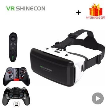 VR Shinecon Casque Casco Occhiali 3D Realtà virtuale aumentata per iPhone Smartphone Android Smart Phone Occhiali Mobile Viar Gioco