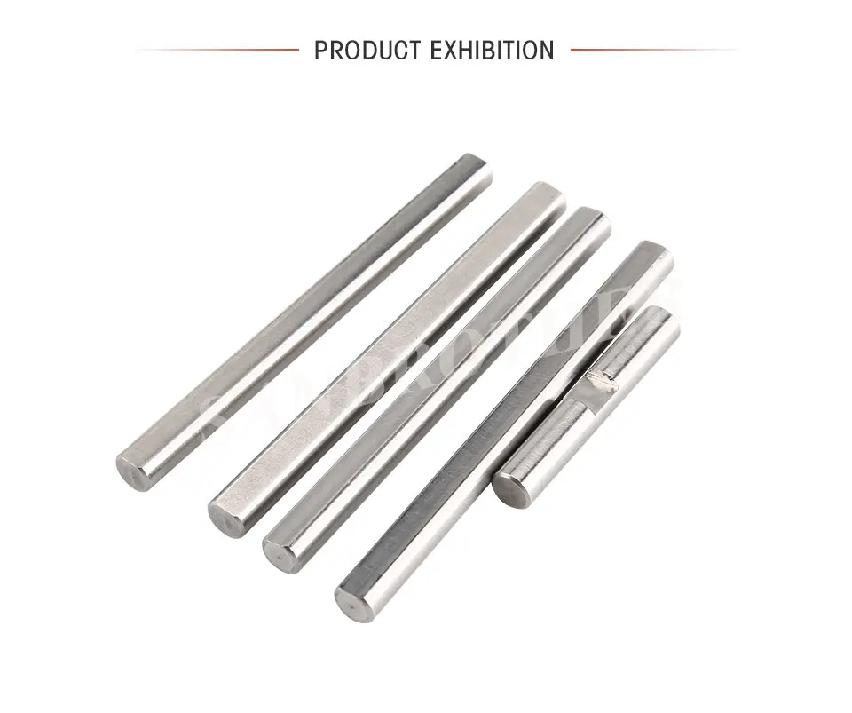 Lagerstahlstange D-Typ Welle schleifen flache Linearschiene rund Länge 30 mm 60 mm Durchmesser 5 mm für Voron-Bewegungsteile – Detail 2