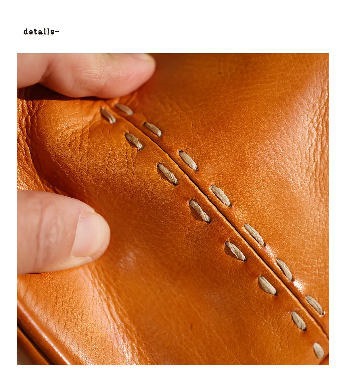Organizer Vintage Luxus Echtleder Crossbody-Tasche für Damen, Modische Designer Handgefertigte Schultertasche aus Rindsleder – Detail 10