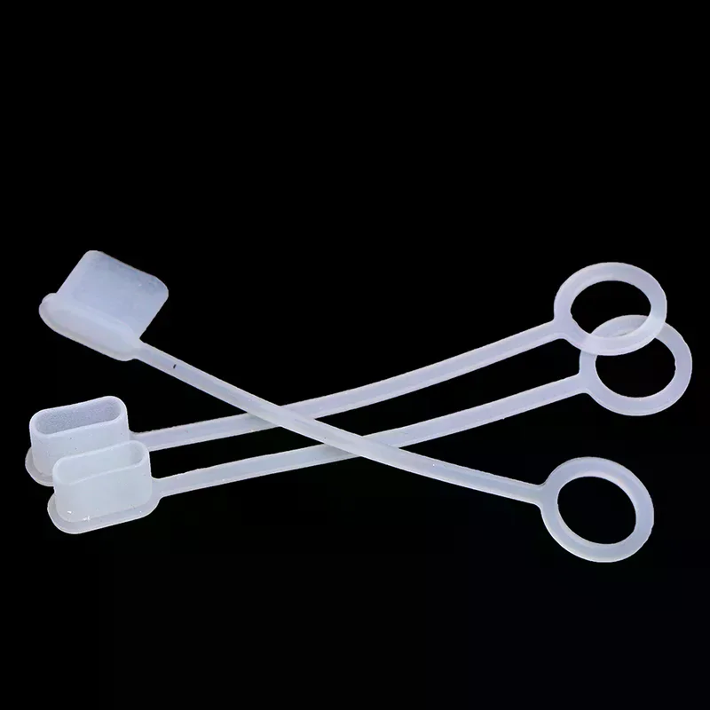 10개 보호 캡 USB Type-c 케이블 케이스 먼지 플러그 충전기 커버(와이어 포함)