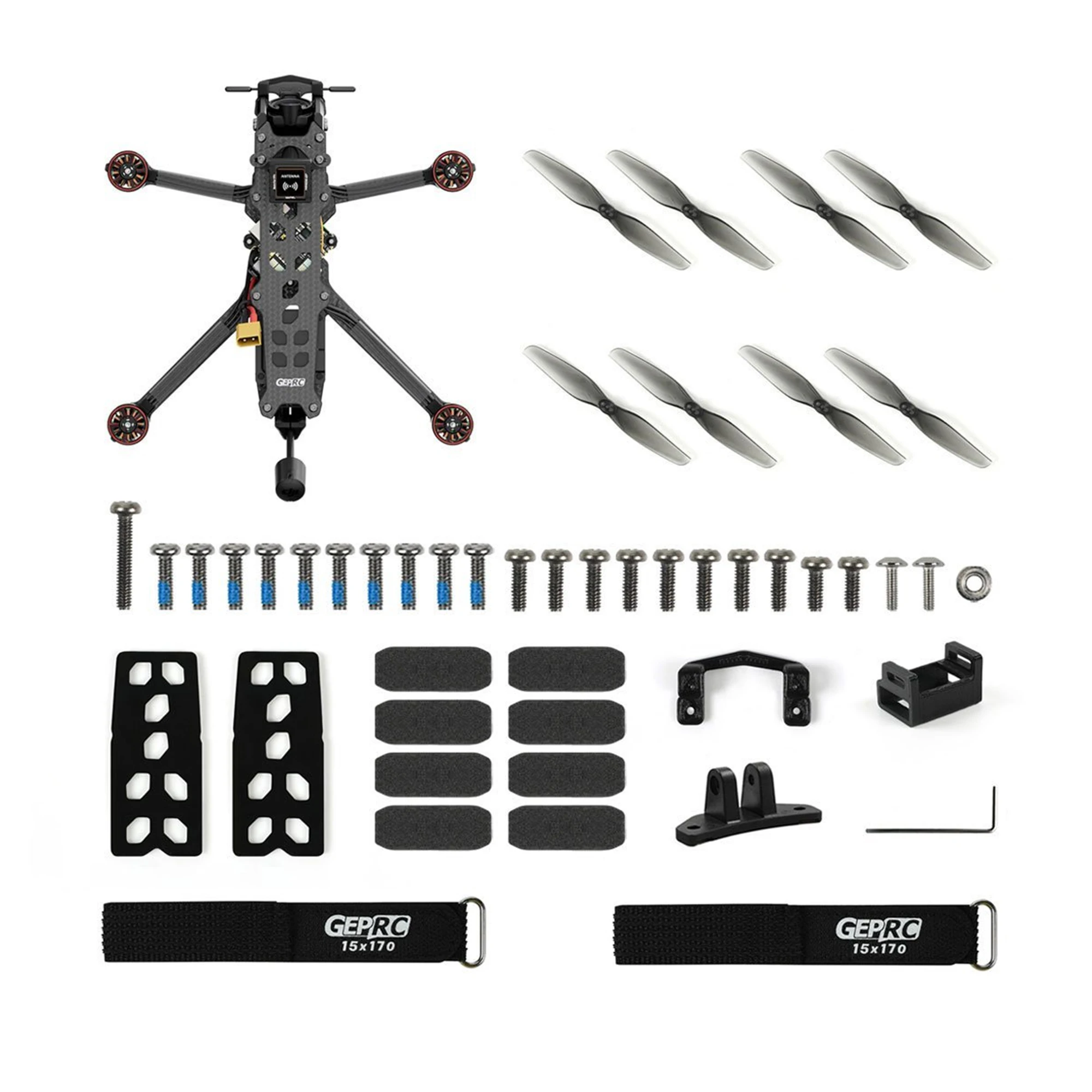 GEPRC Tern-LR40 HD O3 HD Wasp Link Long Range FPV 4 Inch Drone with GPS TAKER G4 45A 8Bit AIO Weight Under 249g for Record Life 2