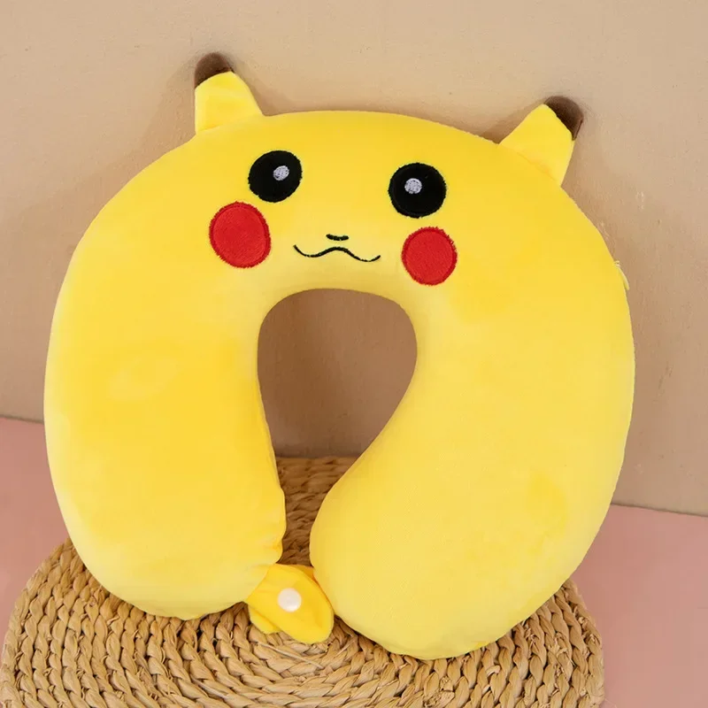Travel Pillow Cartoon Animal Neck Support 28x30cm Memory Foam Neck Pillow U-Shaped Elasticity Travel Pillow Kids Portable Txt 4