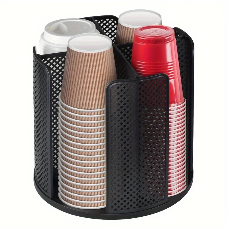 Paper cup dispenser cup storage holder Plastic Cup Dispenser for Disposable Cups Desktop Storage Organizer Coffee Tea Cup Holder