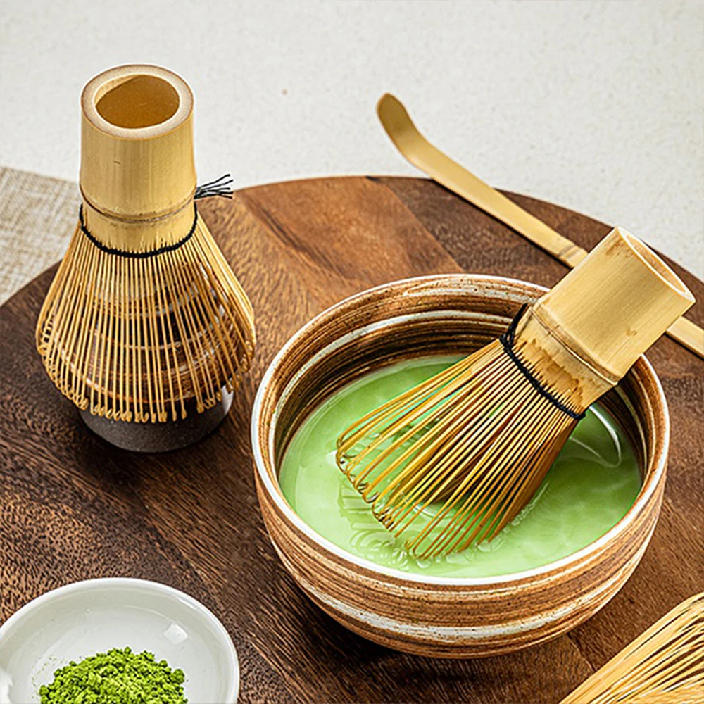 CF WISDOM Handmade Bamboo Matcha Whisk Chasen  - Traditional Japanese Tea Ceremony Tool, Durable & Reusable for Smooth Froth
