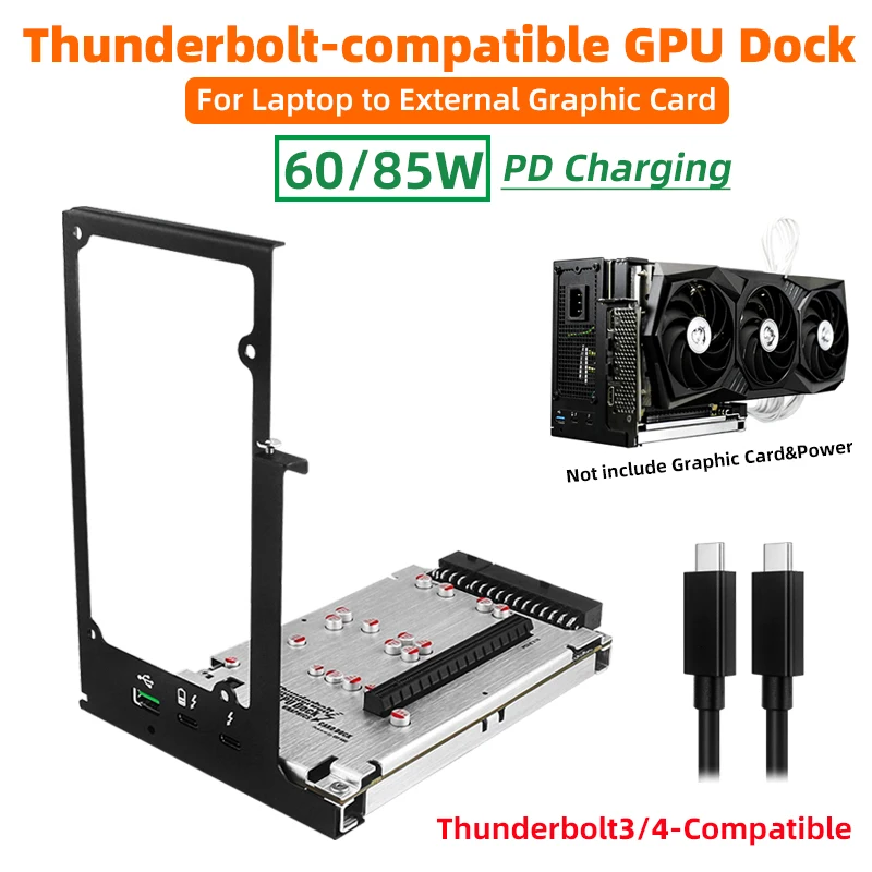 TH3P4G3 Thunderbolt 4 3 GPU Dock to PCIe Graphic Card for Laptop