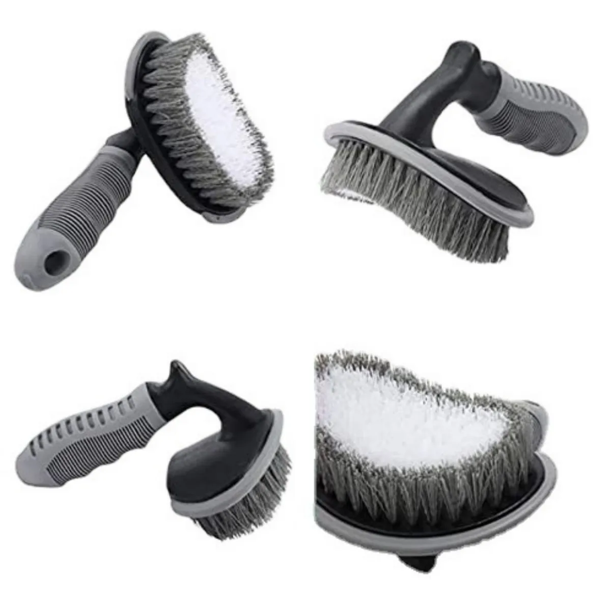 6/9/12-teiliges Auto-Detaillierungs-Set – weiche Mikrofaser-Handtücher, Reifenbürste, Autowaschschwamm und Wachs-Applikator, unverzichtbare Autopflege-Werkzeuge – Detail 2