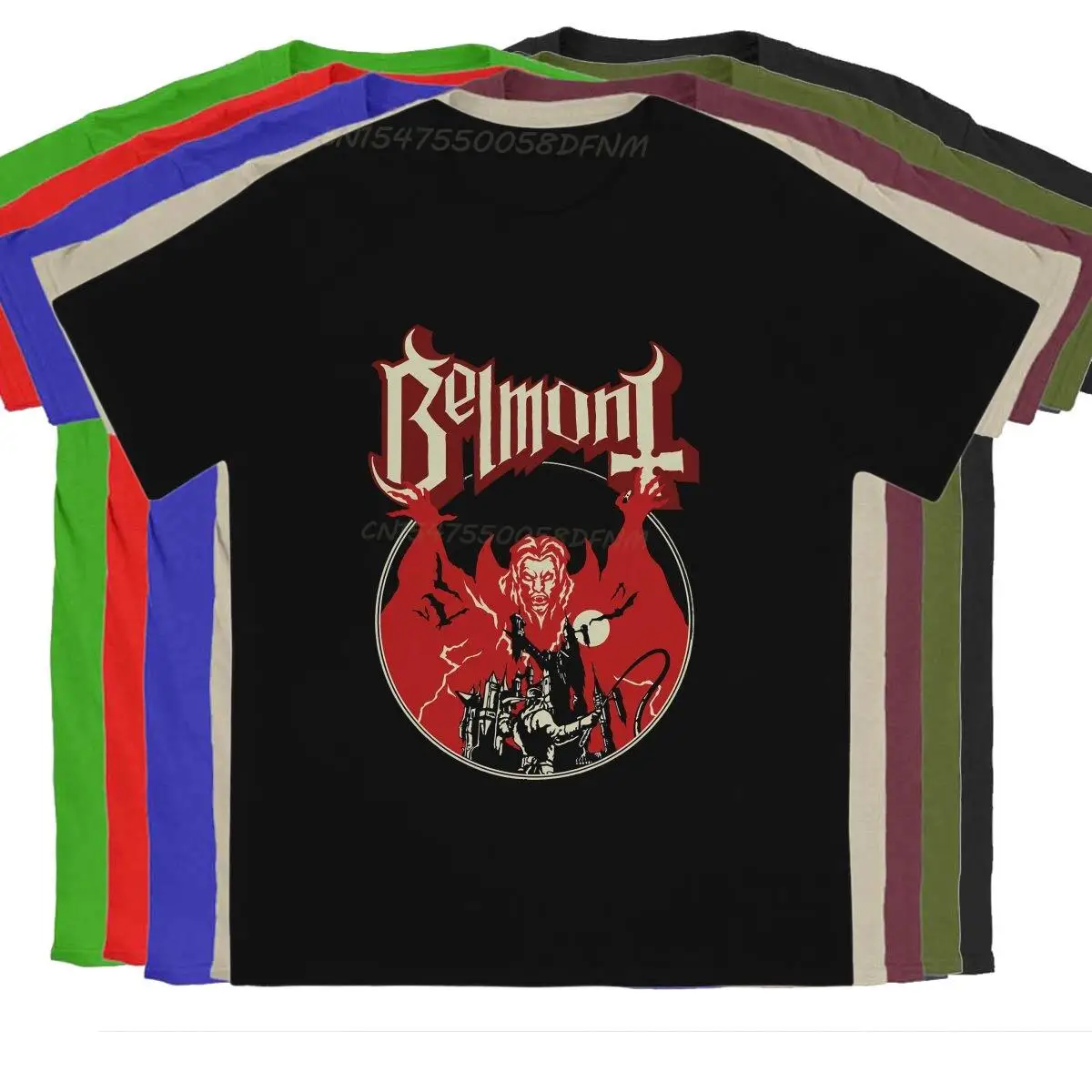 Belmont Classic Maglietta Da Uomo Castlevania Spartr Belmont Tv Summer Tops Top T-Shirt Uomo Unisex Vintage T-Shirt Di Alta Qualità