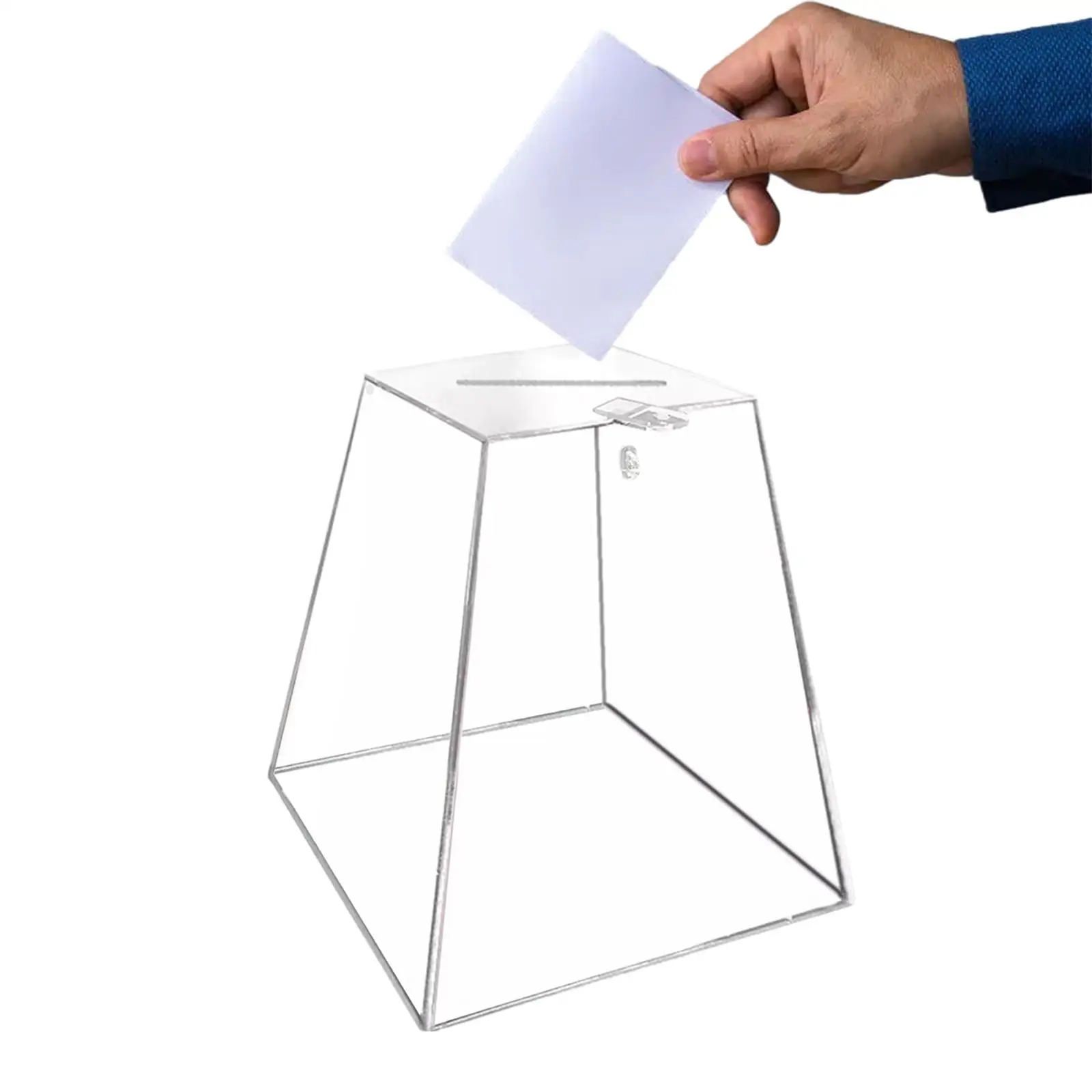 투명 투표지 상자, 다기능 보관 용기, 결혼식 이벤트 스토어 쇼핑몰용, 기증 상자 제안 상자
