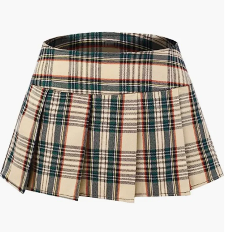 Avidlove Lingerie for Women Role Play Costume Mini Plaid Skirt Schoolgirl Outfits