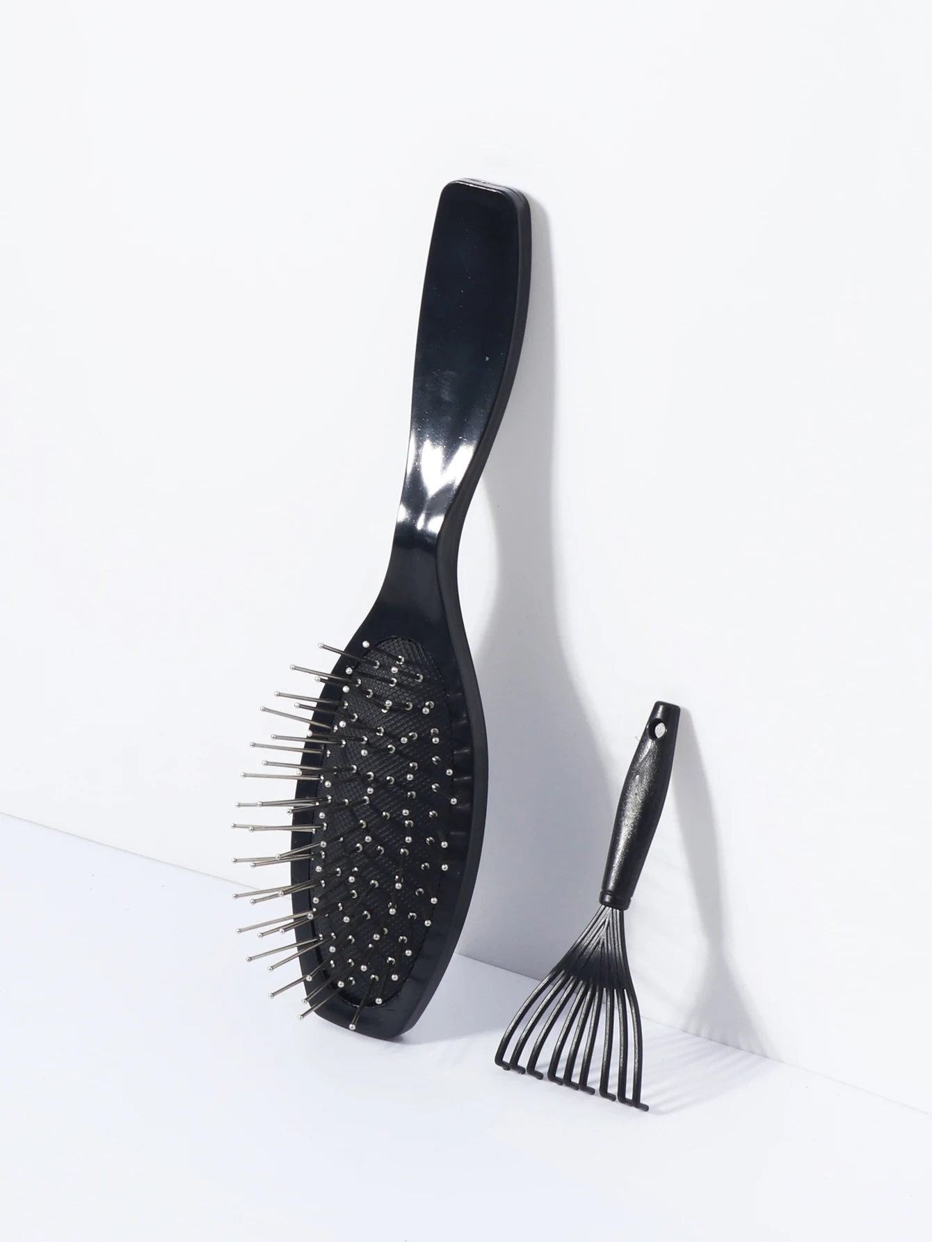 Professional Anti-Static Steel Comb Brush Wig Hair Extension Training Head Tool Cleaning Comb 2pcs Special for Real Hair Wigs hair comb,hair brush,hair styling tool,hair styling comb,hair styling brush,curling comb,wig brush,curly hair comb